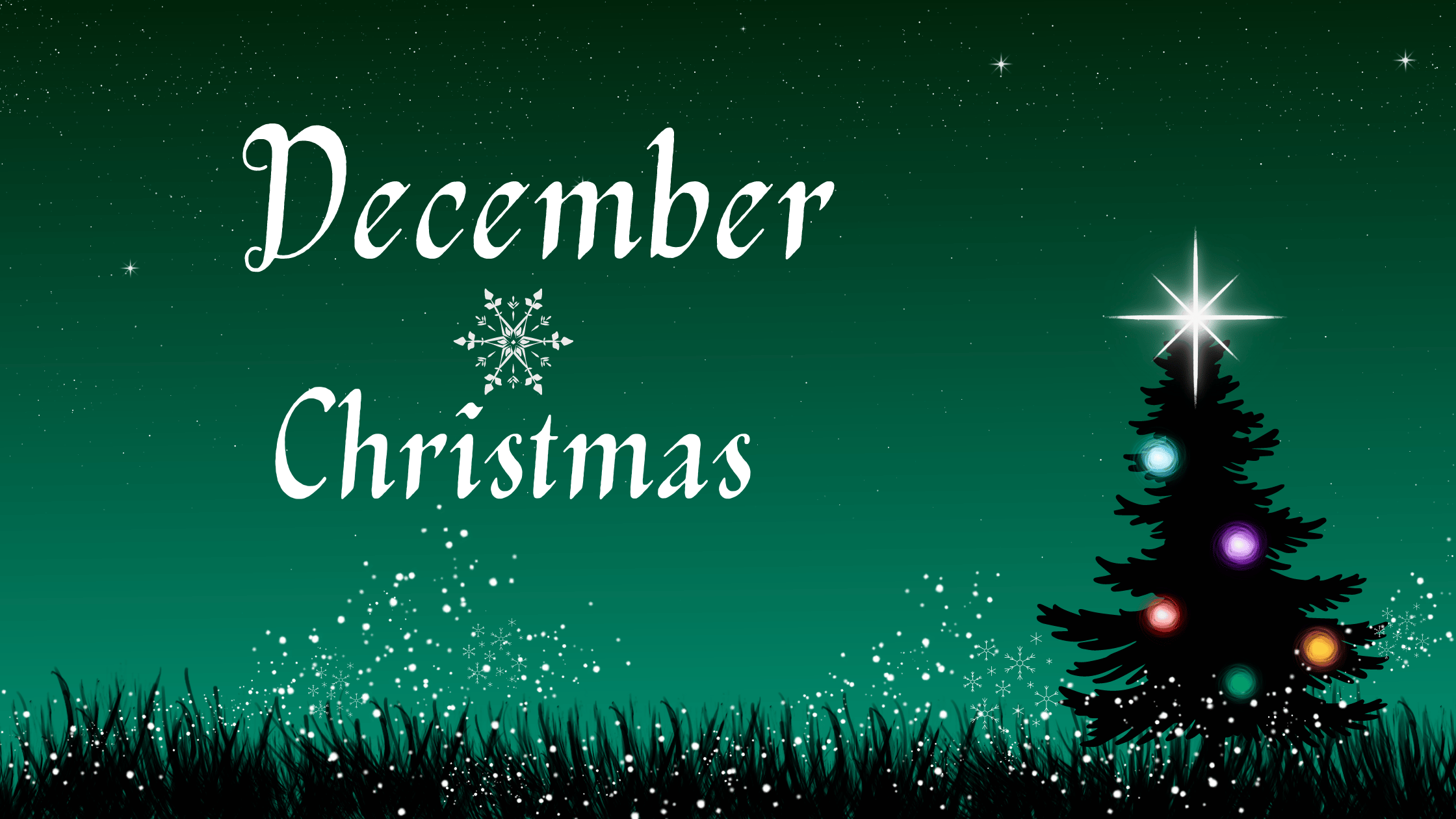 Monthly Writing Theme for December